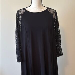 Torrid Black A-line Mini Dress with Raglan Sleeves